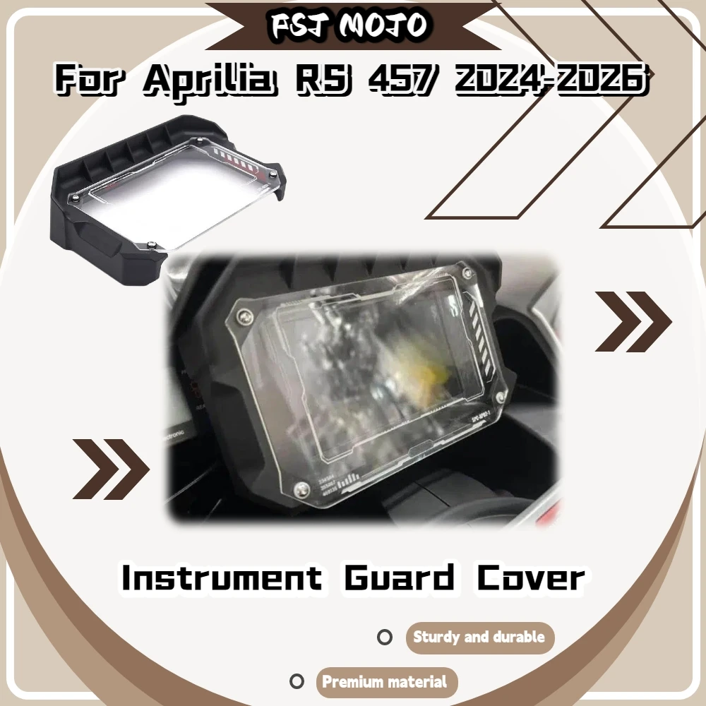 For Aprilia RS457 2024‑2026 Meter Protective Housing Hard Shell Direct Fit No Modification Mod Accessories