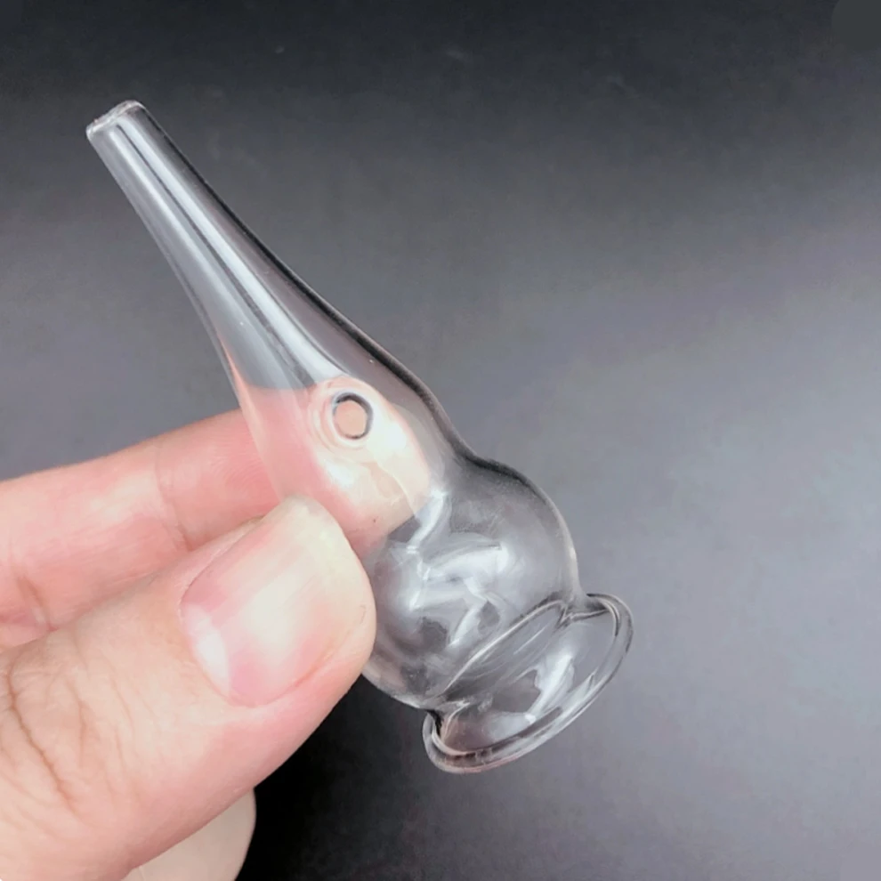 1pc Vacuum Suction Tube Blackhead Removal Glass Pipes Face Pore Cleanser Beauty Machine Vacuum Suction Facial Care Accessories