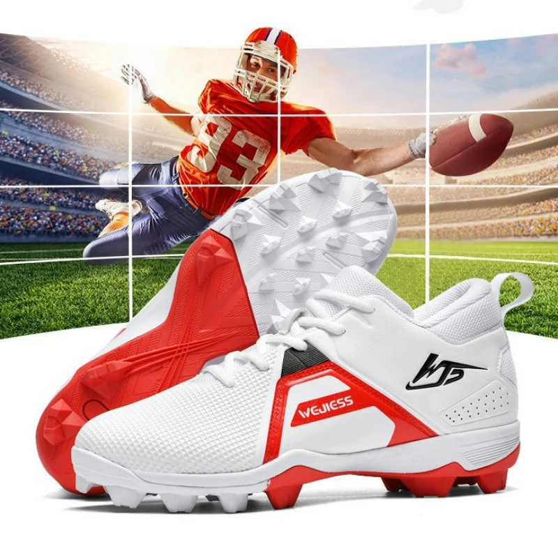 

Luxury Brand Baseball Shoes for Man Black White Sports Shoes Competition Sport Court Shoe Non-Slip Outdoor Lawn Baseball Shoe