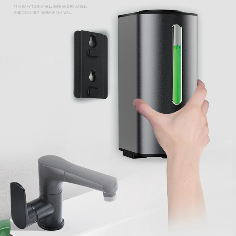 Cảm Ứng Tự Động Rửa Tay Treo Tường Hộ Gia Đình Bình Đựng Xà Phòng Punch-Giá Rẻ Hộp VỆ SINH RỬA Điện Thoại Cảm Giác Kim Loại