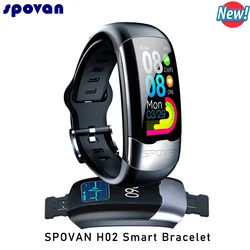 Spovan H02 Smartwatch Digital Waterproof Smart Bracelet Heart Rate Monitor Health Fitness Bluetooth Tracker Message Remind Reloj