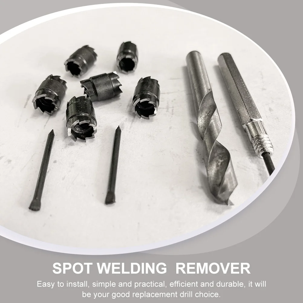 

9pcs Spot Welding Drill Bit Set High Speed Steel Tools Spot Welder Remover Rotary Durable Efficient for Welding