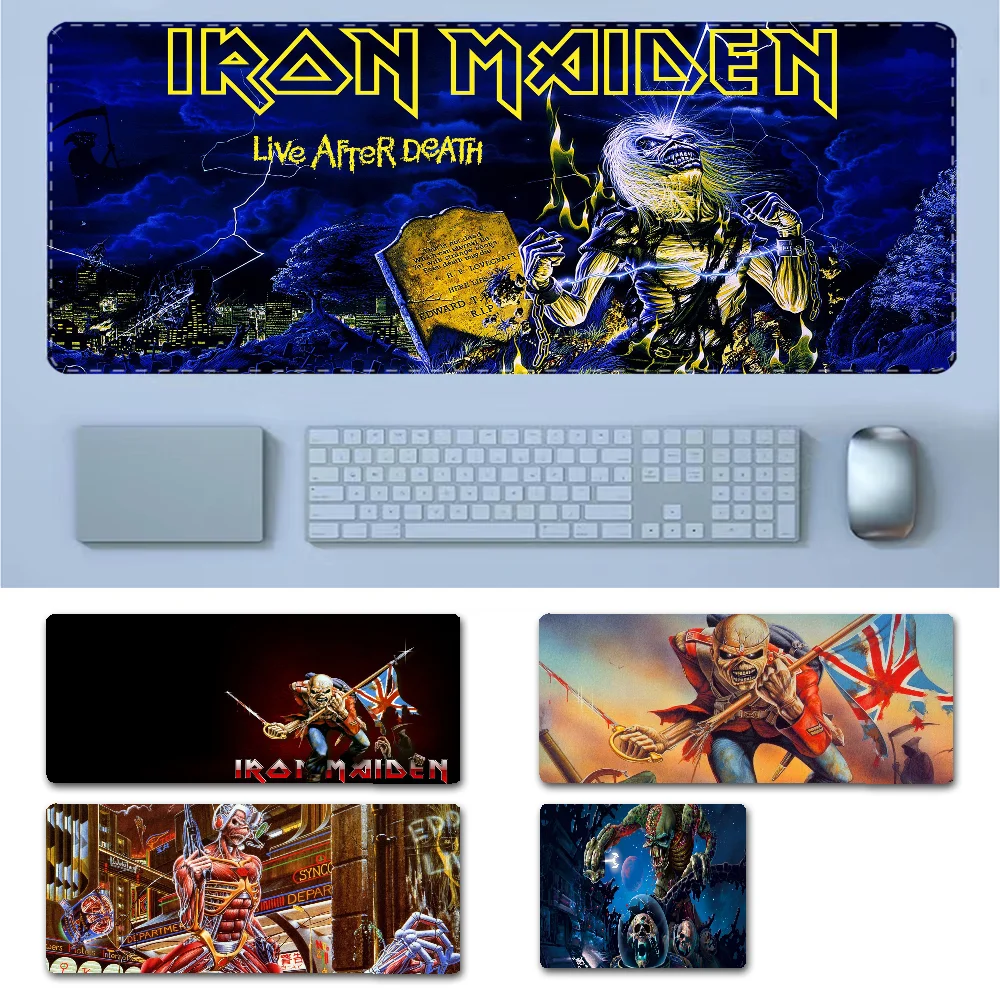 

I-iron Maiden Cool Beautiful New Gamer Speed Mice Retail Small Rubber Mousepad Size For Game Keyboard Pad