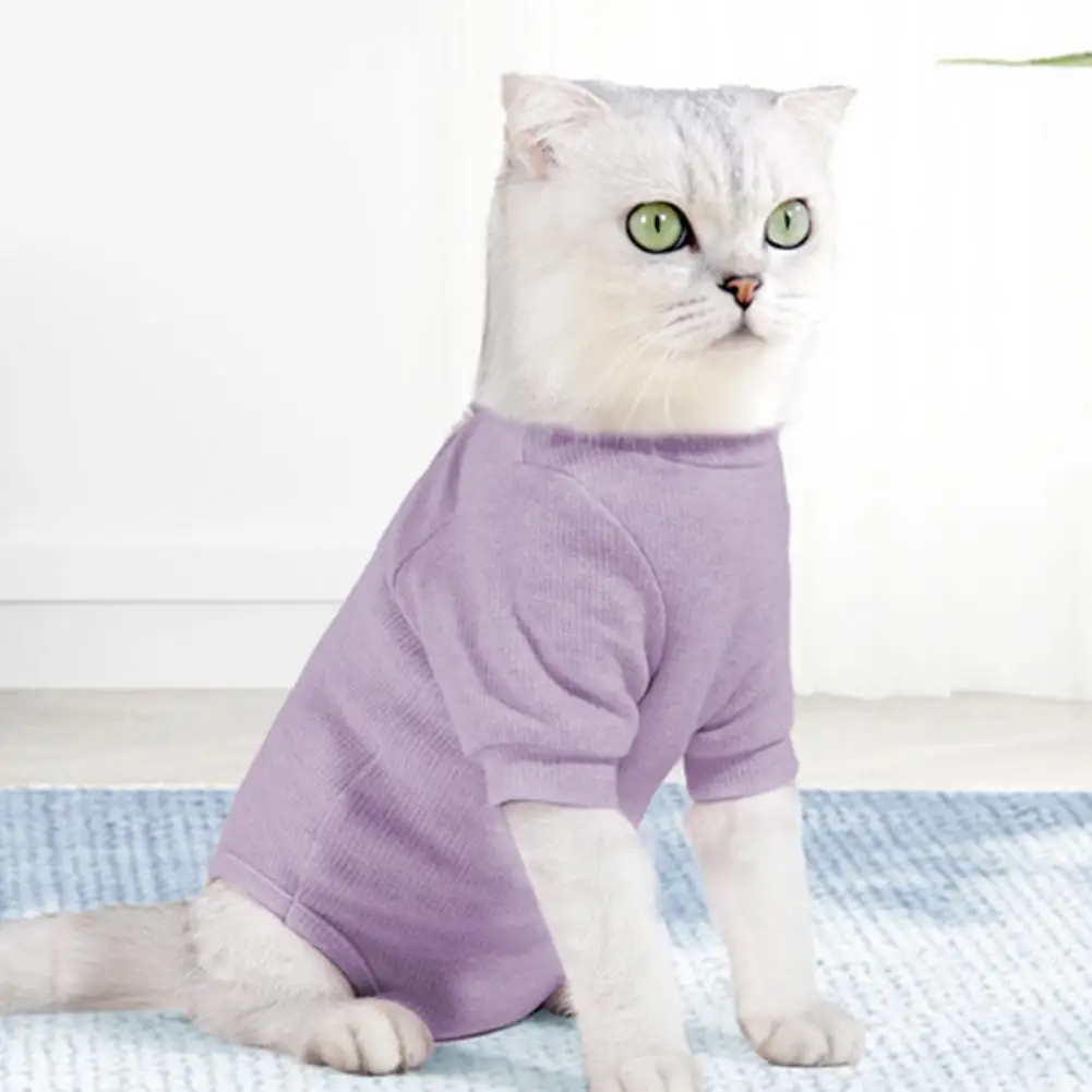 

Cat Spaying Outfit Pet Surgery Recovery Clothes Cat Neutering Suit Weaning Jumpsuit Anti-licking Sterilization Vest for Cats