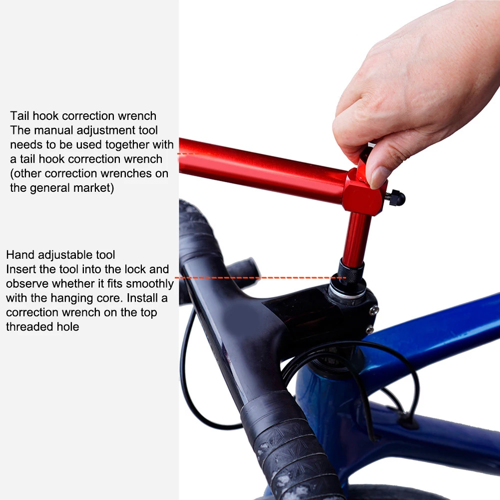 Bike Dual Control Adjuster Bike Lever Alignment Tool Cycling Anodizing Treatment Lifetime Guarantee For Bike Repair Shops