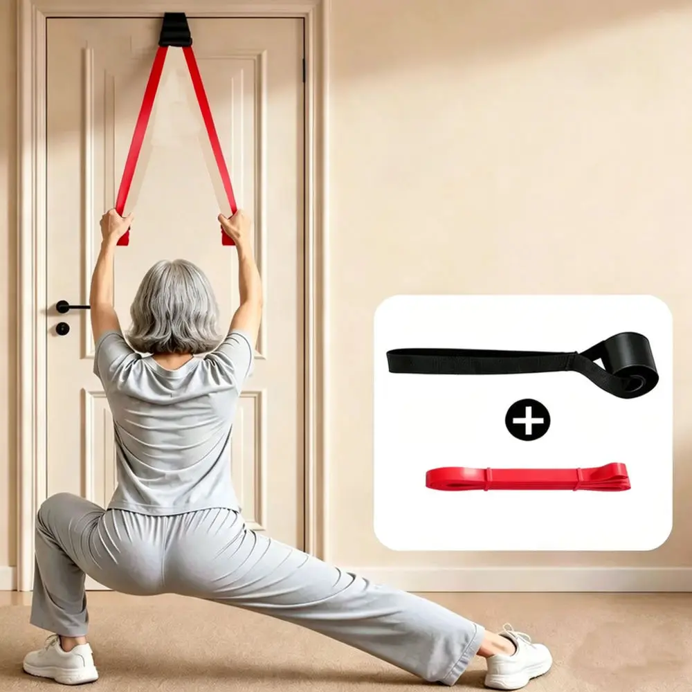 Elastic Resistance Band For Fitness Exercise TPE Strength Training Equipment For Home Workout Muscle Endurance Stretching