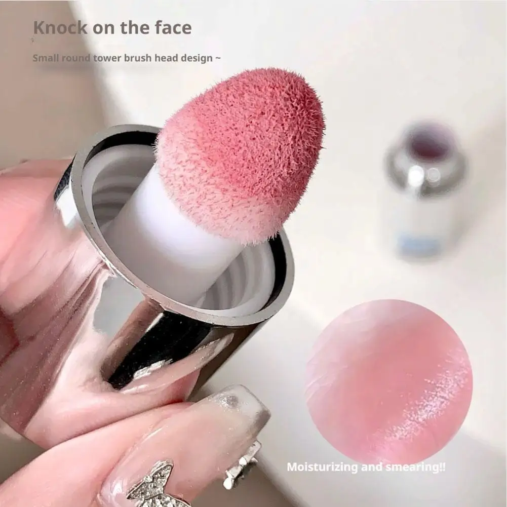 Moisturizing Sponge Head Blusher Liquid Blush Low Saturation Pure Desire Highlighter Natural Pink Rouge Brighten Makeup
