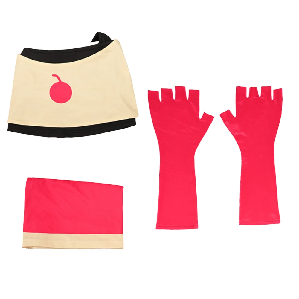 فستان بتصميم حالم قنابل الكرز تأثيري للنساء الملابس 2025 TV الجحيم فندق زي هالوين الكبار امرأة لعب الأدوار ملابس الحفلات