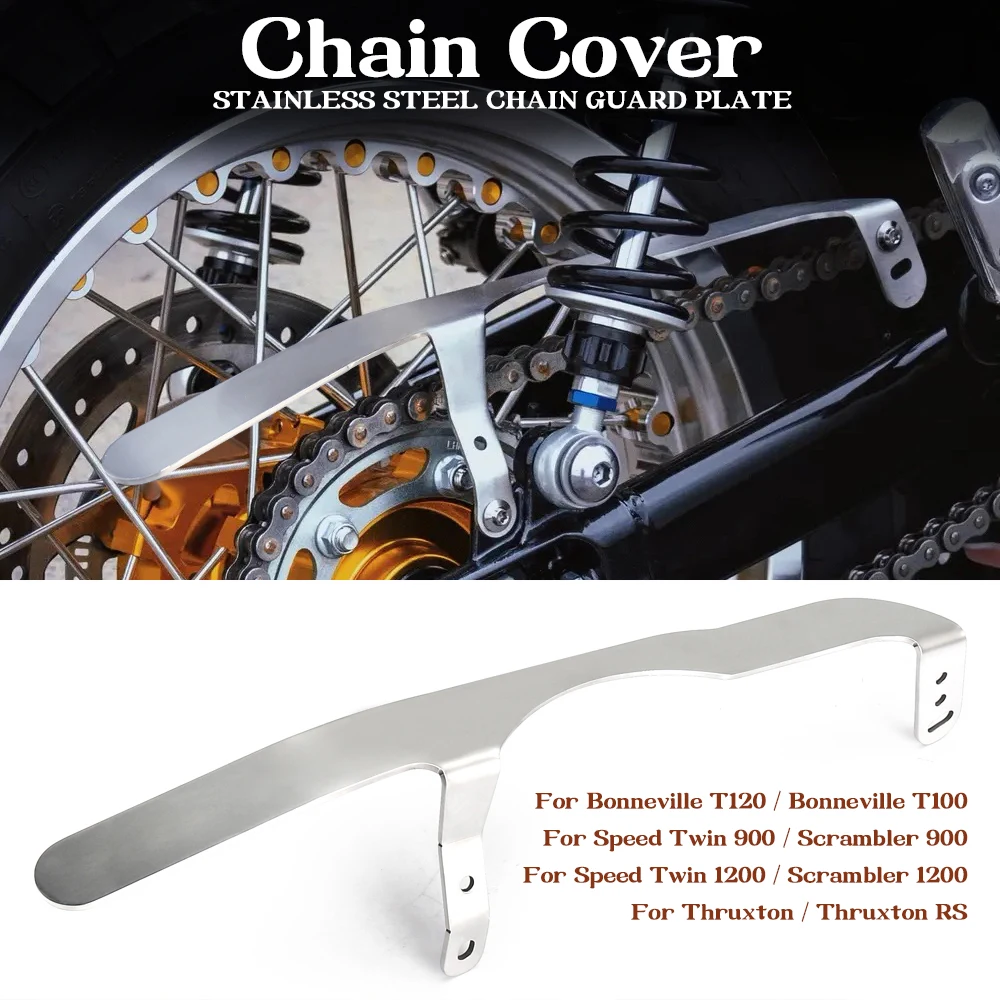 

For Bonneville T100 T120 Thruxton RS Motorcycle Accessories Chain Guard Protctor Cover For Speed Twin Scrambler 900 1200