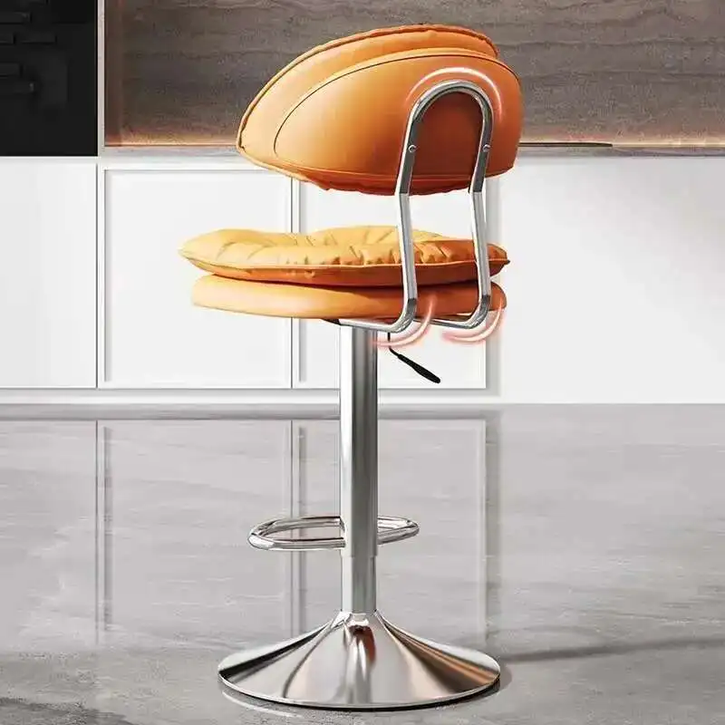 

Modern Design Bar Stool High Back European Adjustable Swivel Bar Chair Luxury Design Sedie Sala Da Pranzo Cafe Furniture