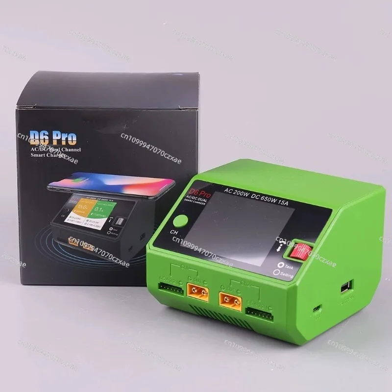 

D6Pro Intelligent Balance Charger, Model Aircraft Car, Model Ship Lithium Battery Chinese and English 650W 15A
