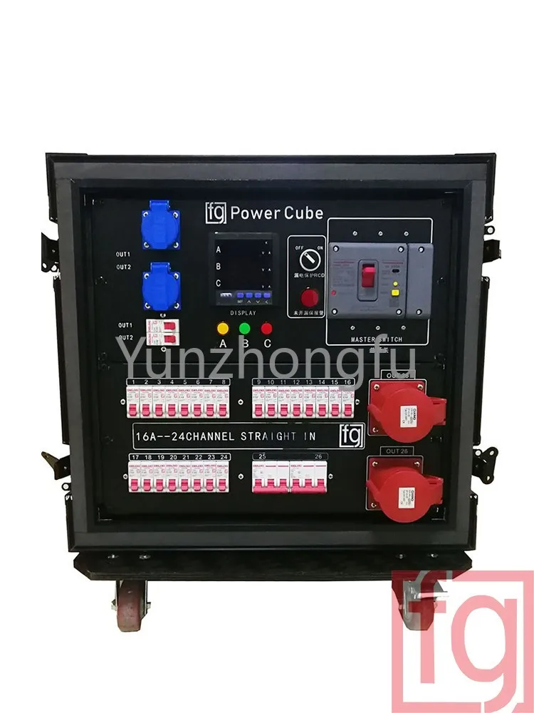 26 way performance power distribution cabinet, stage lighting power supply through box, LED large screen power distribution