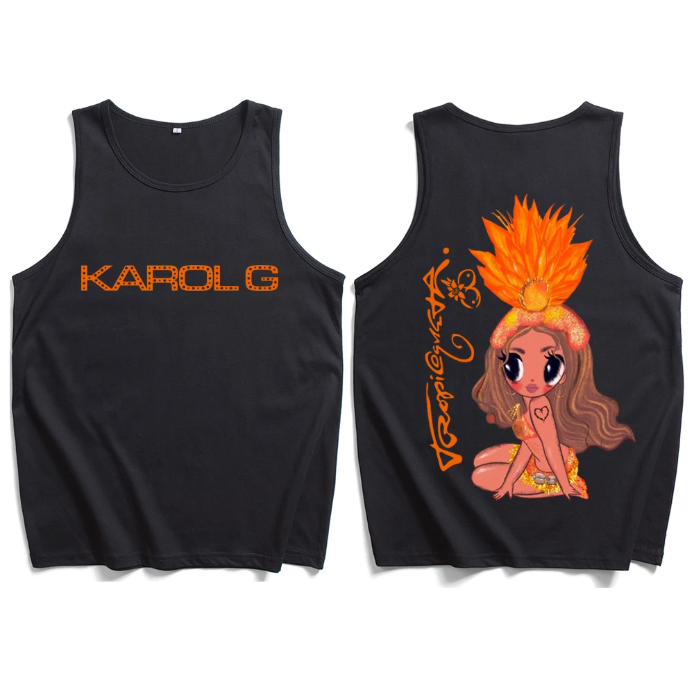 

Karol G TROPICOQUETA 2025 Tank Tops Vest Casual Sleeveless Fans Gift T-shirt