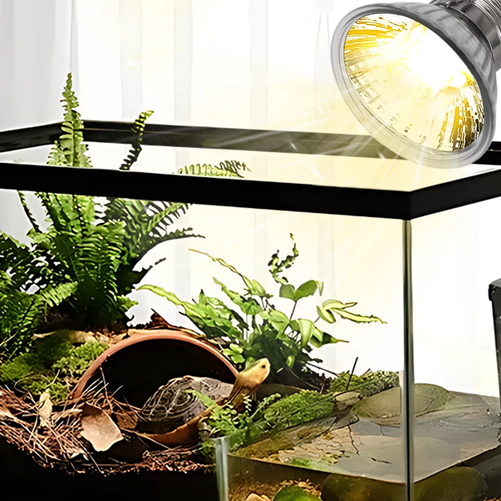 4/2/1Pcs Tortoise Lizard Basking Lamp 25W 50W 75W Pet Heating E27 Bulb Chameleon Snake Turtle Reptile Heating Light UVA Sunlight