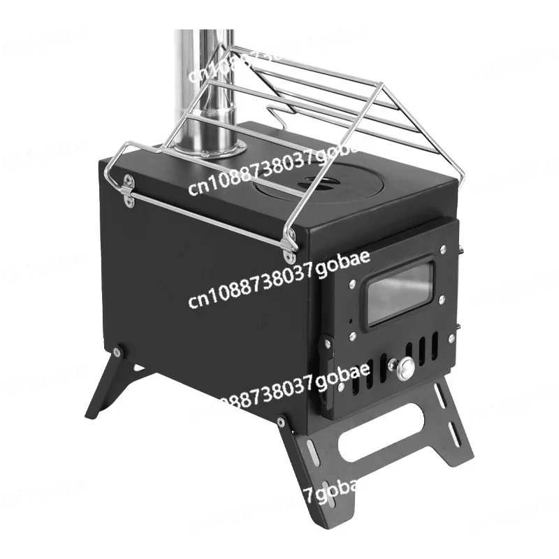 

Small wood stove, outdoor picnic outdoor heating tent multi-functional non-smoking folding stove
