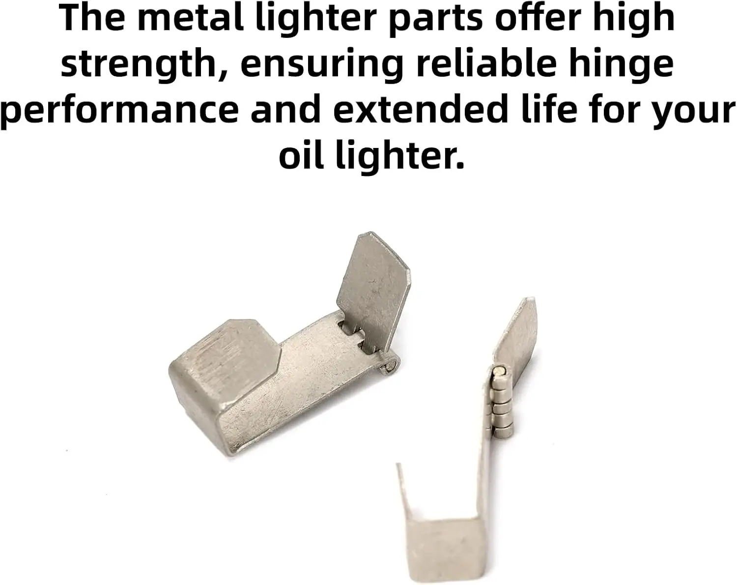 Ruimou 2 Pcs Grinder Lighters Metal Hinge 1.3×0.4×0.3 inches Replacement Part Compatible with Zippo lighters