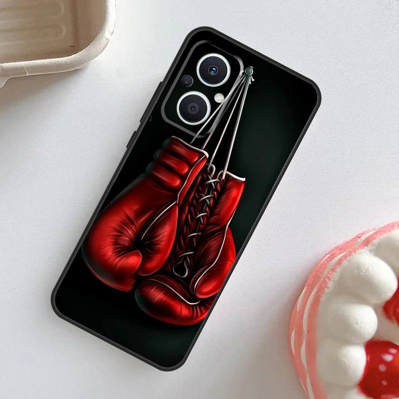 I Love Boxing Case For OPPO Reno 11 F 10 Pro 4Z 5Z 8T 4 5 6 7 8 Lite OPPO Find X6 Pro X2 X3 X5 Lite Cover