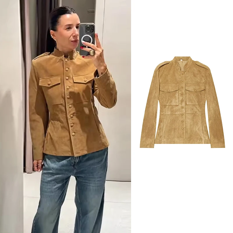Women's New Autumn Jackets 2026 New Fashion Slim Women's Fall Travel Warm Coats Blouse Street Chic Youth Holiday Outerwear Coats