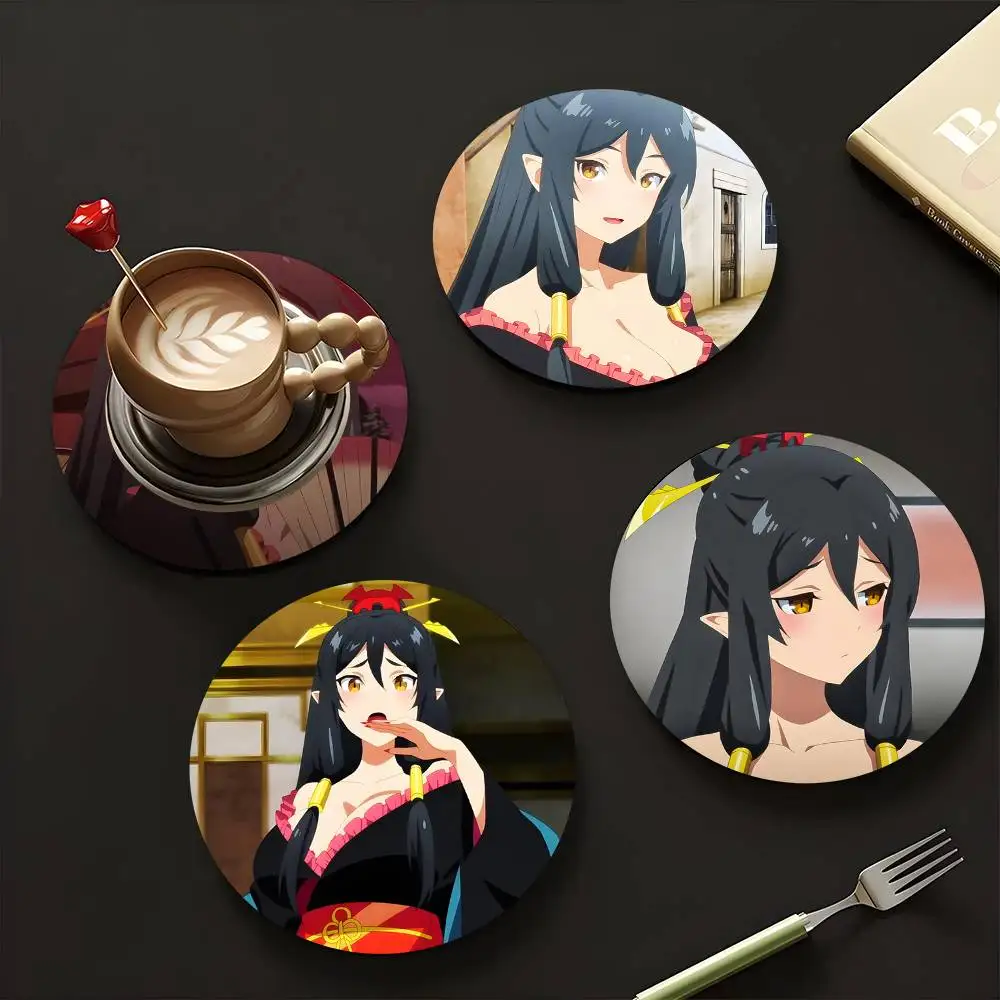 1pc Tio Klarus Anime Characters Wooden Coaster Colour Printing Cup Mat Home Desk Decoration Gifts