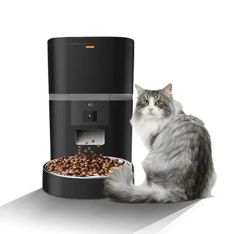 6L Automatic Cat Feeder Wifi Smart Pet Feeder Cats Dogs 5G  Auto Dog Food Dispenser camera Smart Pet Feeder