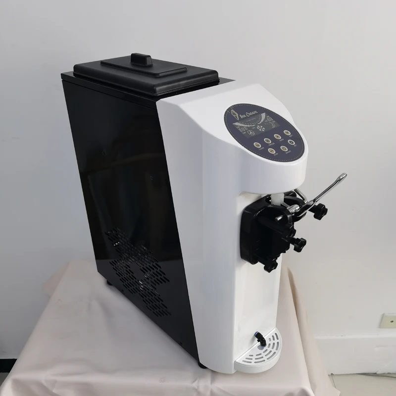 

Commercial Ice Cream Makers Machine Desktop Spray Color Screen Single Head Ice Cream Machine Fruit Dessert Machine