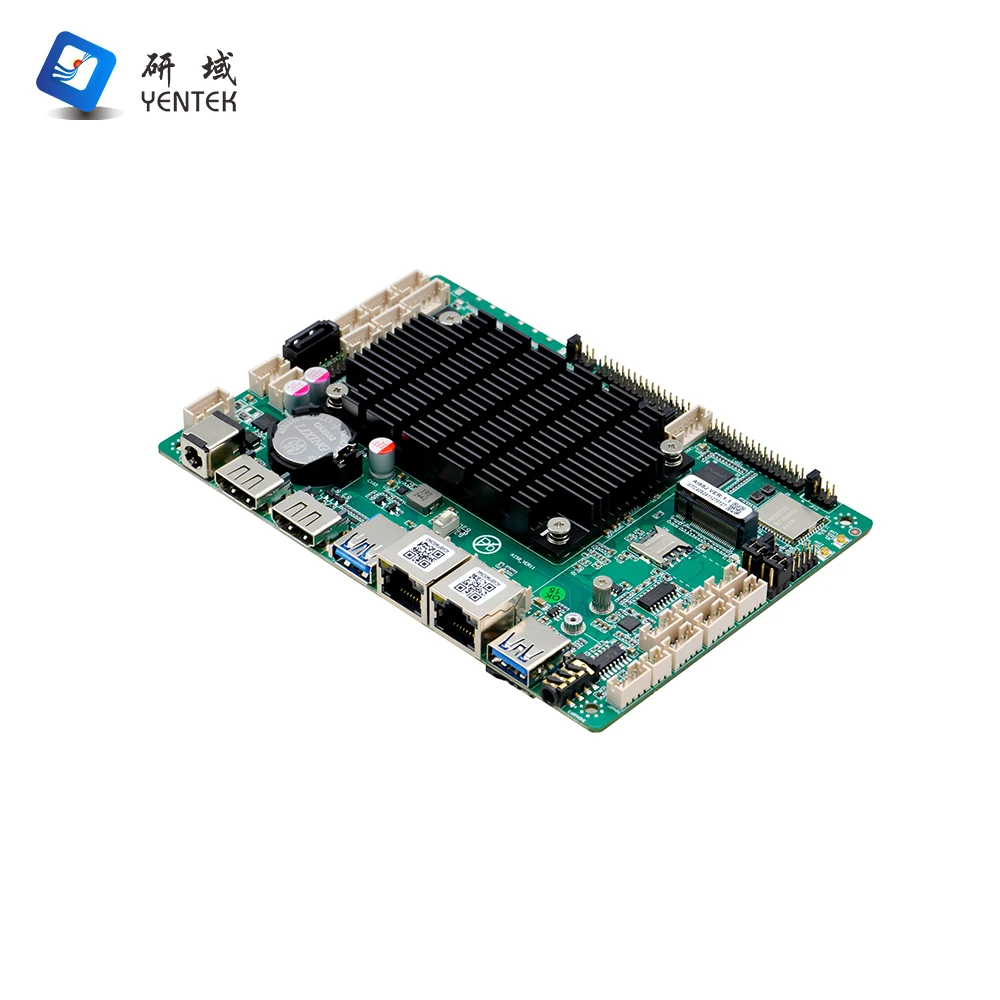 Rockchip Android RK3588 Quad-core LPDDR4 8G TF EMMC 64G HD EDP LVDS V-BY-ONE WIFI6 BT Robot Fanless ITX Motherboard