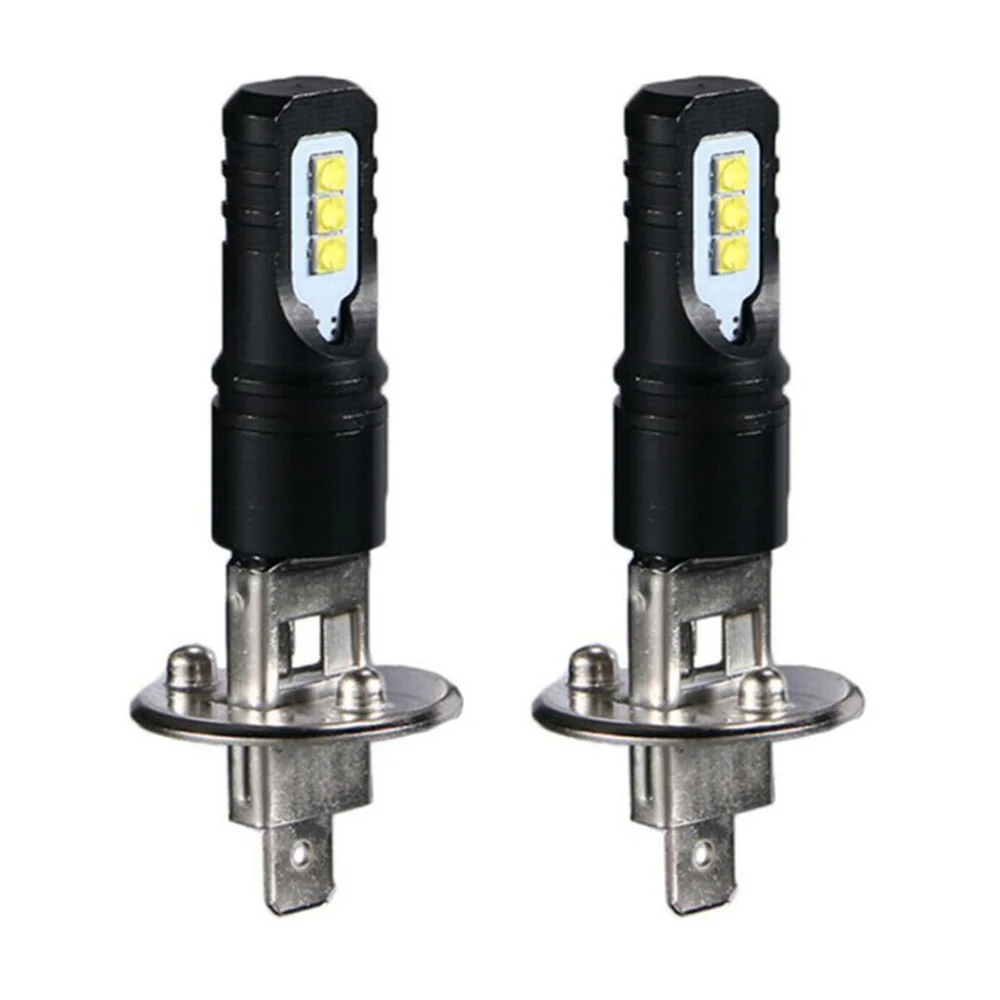 

2PCS H1 160W 6000K 6000LM Super Bright White DRL LED Headlight Bulb Kit High Beam 2525 Chips Fog Lamp Driving Light For Auto 12v