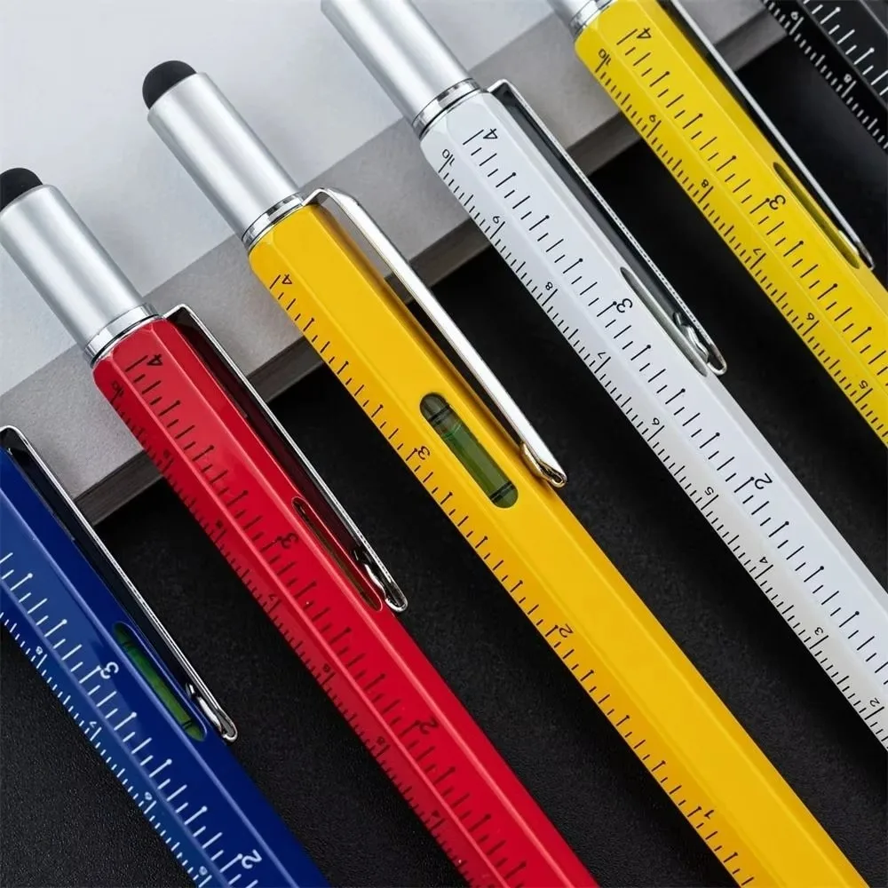 Metal Multifunction Screwdriver Pen Laser Engraving Multifunction Ballpoint Pen Screwdriver Function Custom Logo Rollerball Pen