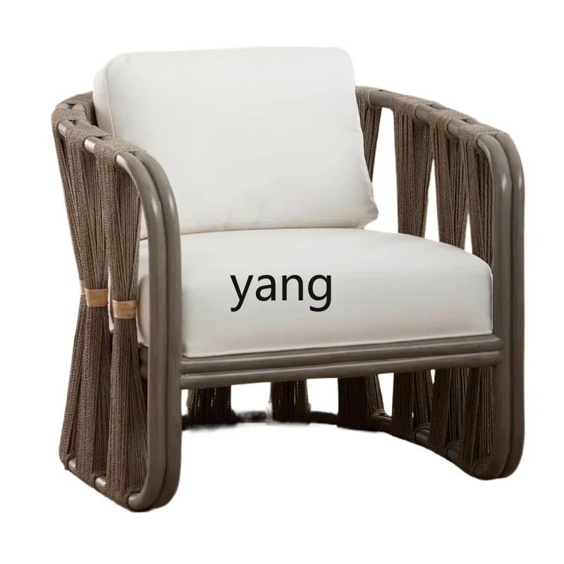 

LTT sofa chair rattan retro homestay courtyard garden outdoor furniture