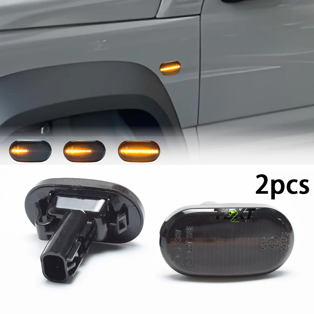 2PCS Led Side Marker Turn Signal Indicator Repeater Light For SUZUKI JIMNY JB64W JB74 JB23 JB64 1999-2019