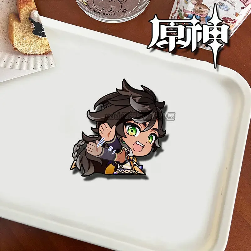Genshin Impact Sethos, фигурка Kawaii, значки на булавке для лица, аксессуары для косплея заключенного, акриловый значок с героями мультфильмов, коллекция брошей на пуговицах