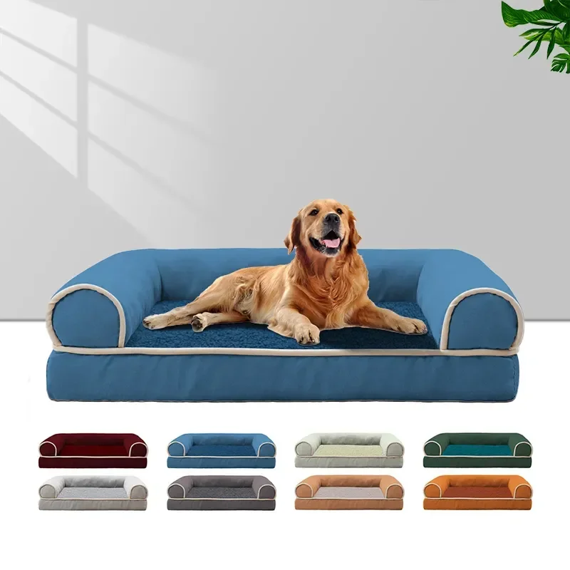 

Pet Dog Dog Sofa Bed Deep Sleep Dog House Thickened Square Warm Dog Mat Small Medium Large Kennel Pet Product Breathable Blanket