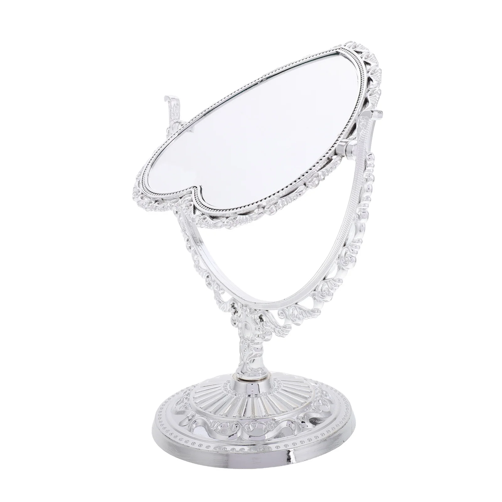 مرآة مكياج لطيفة على شكل قلب بتصميم عتيق انعكاس عالي الوضوح مثالي لديكور طاولة غرفة النوم #2