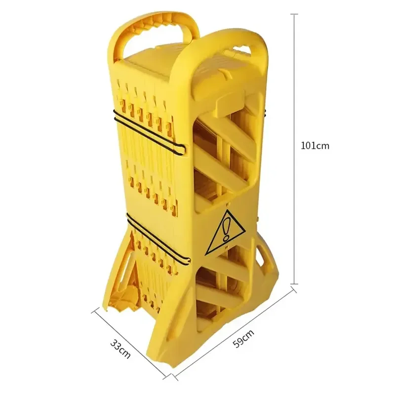 Plastic Expandable Barricade Retractable Removable Folding Portable Road Safety Mobile Barrier