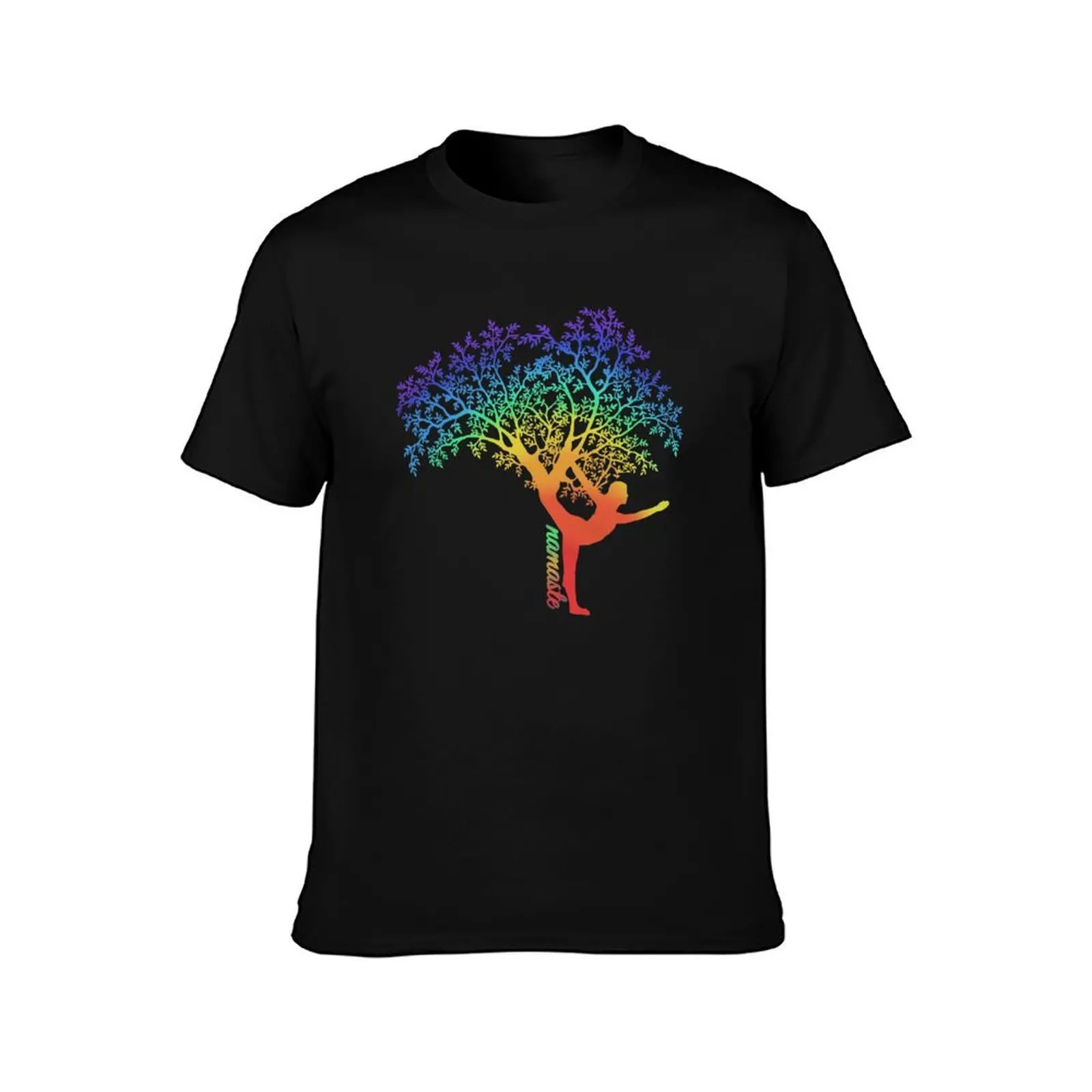 Yoga Tree - Namaste T-Shirt cotton t shirts high quality T-Shirt