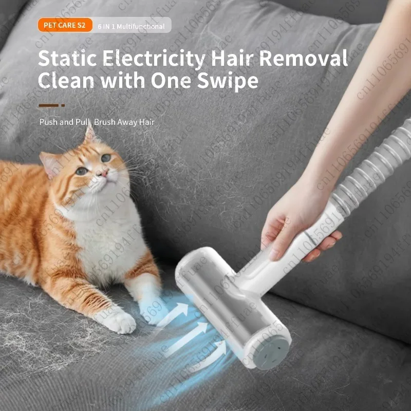 Hair Remover, Scissors, Trimmer, Brush Tool, Silent Pet Hair Grooming, Vacuum Cleaner Kit