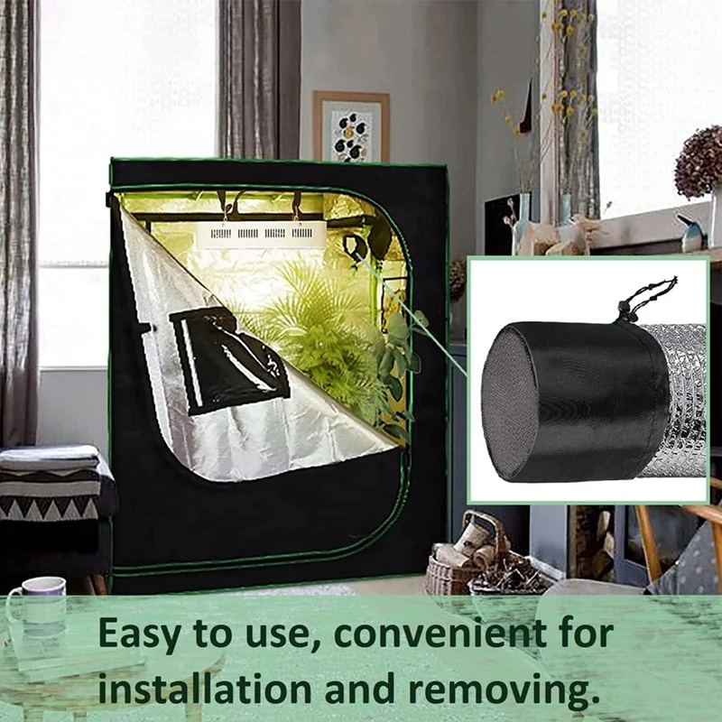 Paquete de 4 cubiertas de ventilación para tienda de cultivo, cubiertas de ventilación para filtro de conducto de 6 pulgadas, accesorios de ventilación para tienda de cultivo