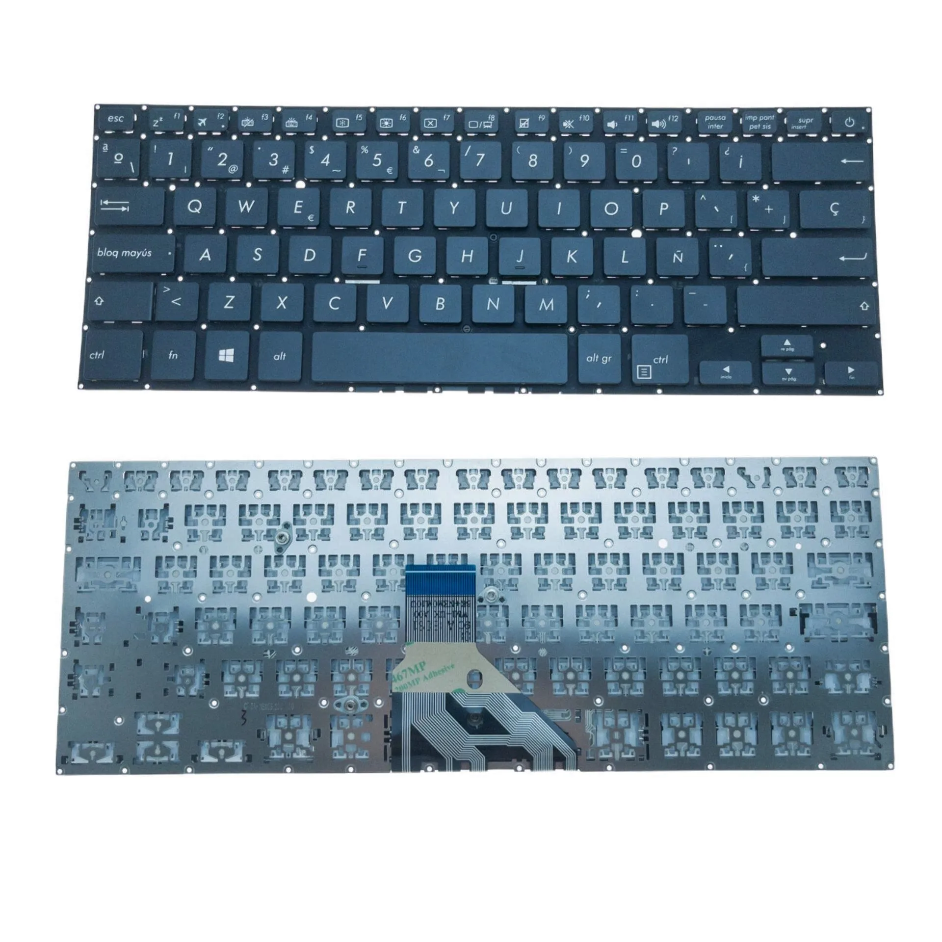 

New Spanish Laptop Backlit Keyboard For ASUS P5440 P5440UF P5440UA PU404 NSK-WM1BU 0KNX0-F6218P00 0KN1-4718P13