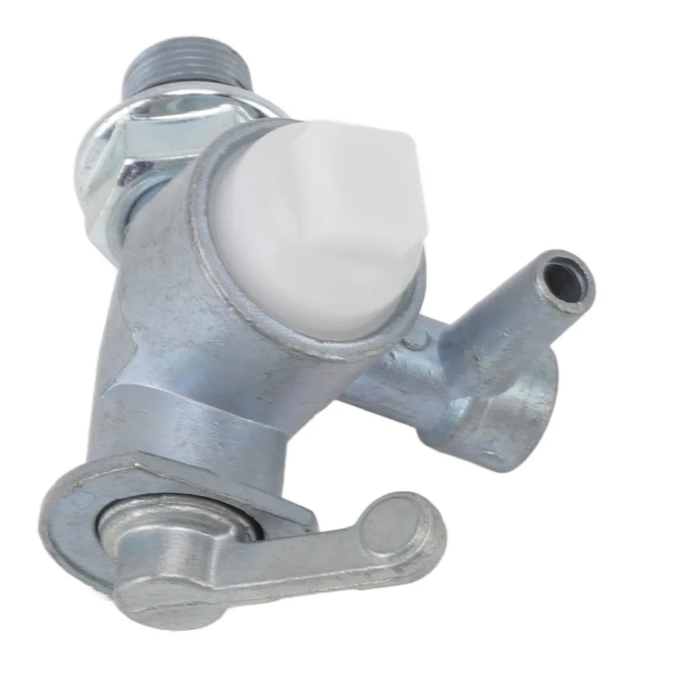 

Aluminum Alloy Fuel Tank Tap Silver Compact Fuel Tap Threaded Inlet for Robin EY15 EY20 Ey28 RGX3500 RGX2400 Engine