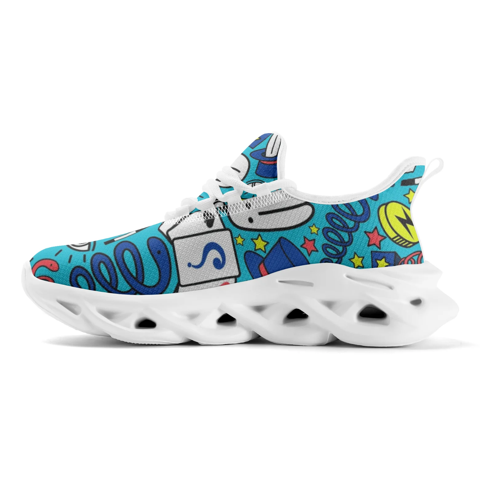 

Rabbit Snake Patterns Casual Sneakers for Mens Womens Teenager Lightweight Walking Running Shoes Mesh Lace Up Footwear EUR36-48