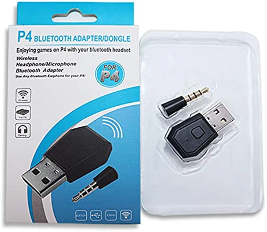 PS5 Bluetooth Adapter for PS4 PS5 USB dongle BT Wireless 3.5mm Audio adapter for PlayStation 4/5 Stable Performance