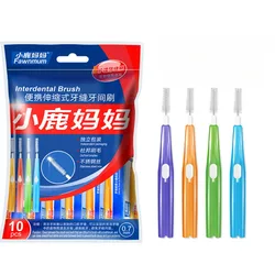 Dental Interdental Brush Clean Between Teeth Toothbrush Oral Tools Orthodontics Portable 0.6-1.0mm Cleaning Stains 치간칫솔