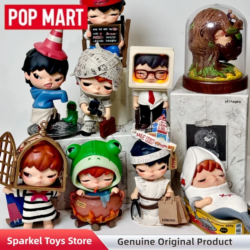 

POPMART Hirono Tamed Wildgrass Series Blind Box Cute Anime Figure Toys Desktop Decor Collectible Doll Gift For POP MART Fans