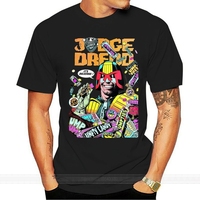 Mens White 2000Ad T-Shirt Judge Dredd It'S Delicious Tee T Shirt Harajuku Hip Hop Tee Shirt