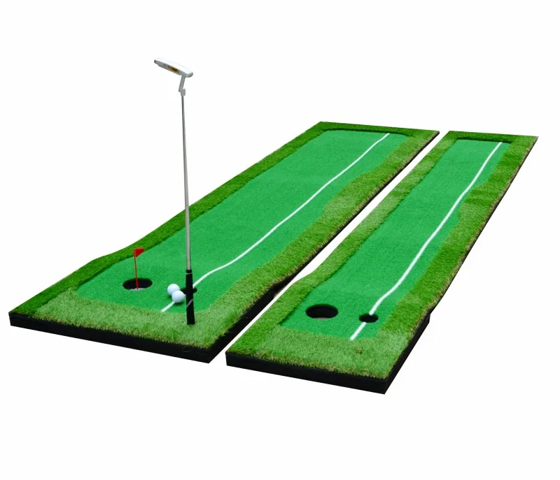 Indoor Outdoor Golf Simulator Training Mat Aid Equipment Putting Green