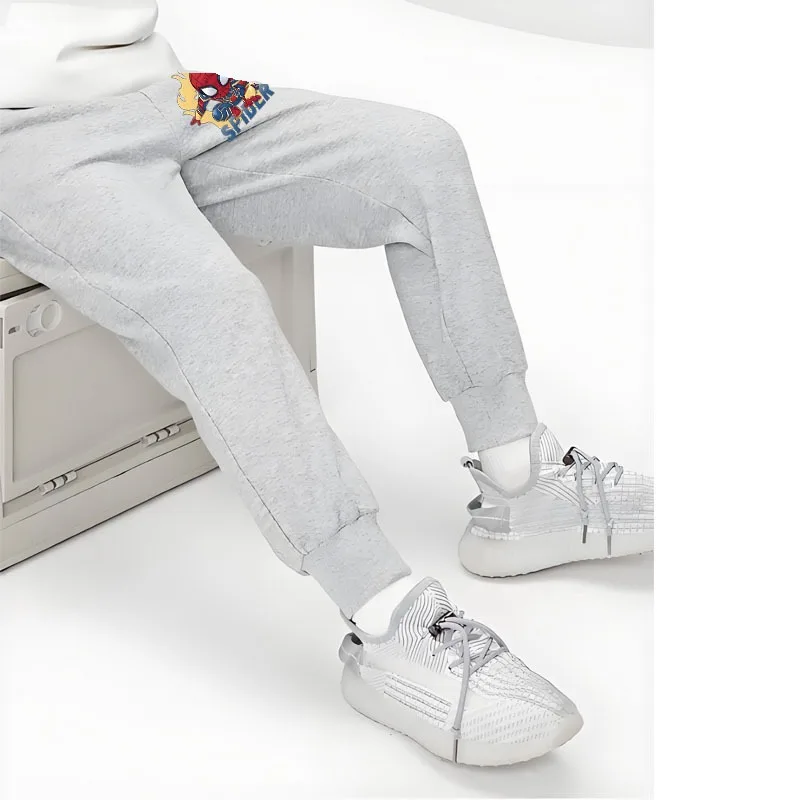 2025 نمط جديد للأطفال ركض مارفل أنيمي سبايدرمان مطبوعة بنين سراويل تقليدية مريح مرونة الخصر بنطلون رياضي بانت #6