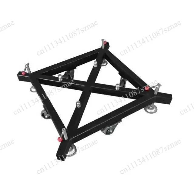 Iron material with wheel base for truss stage LED lighting lifting mobile display stand event wedding performance