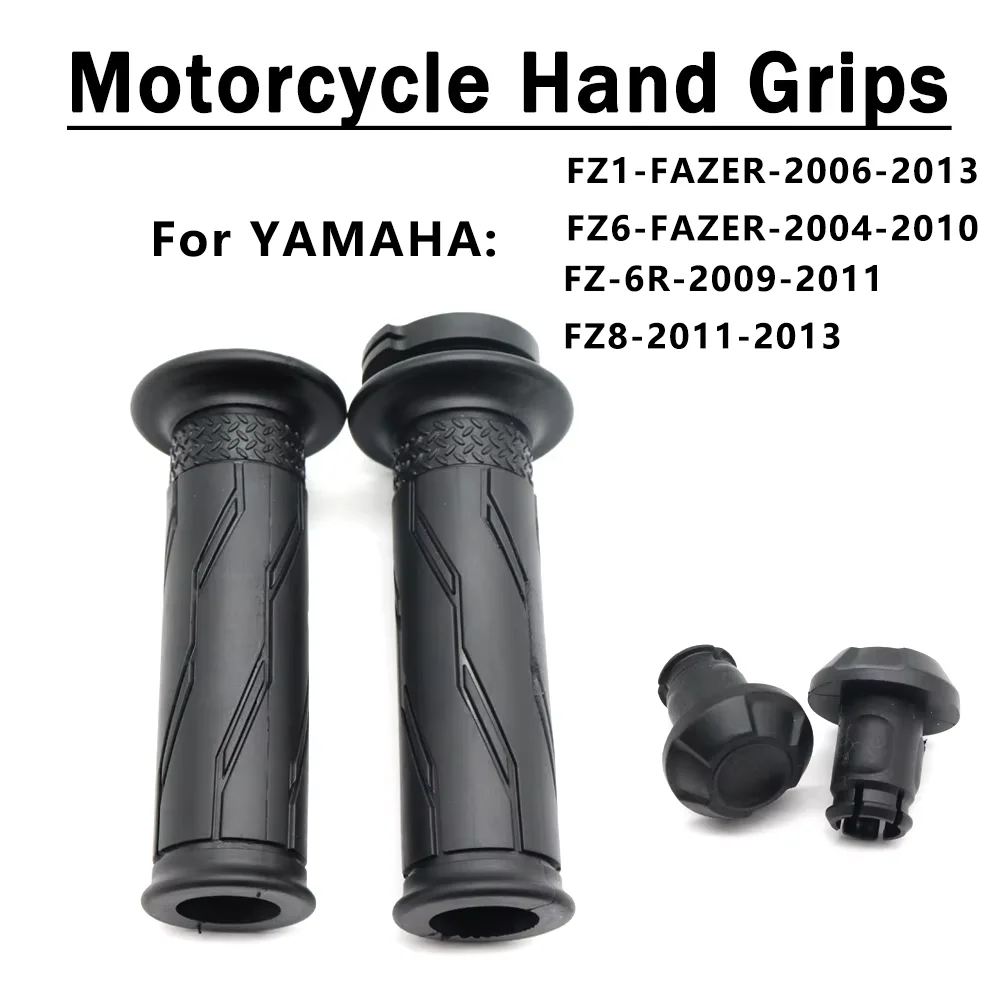 

For Yamaha FZ1 FZ6 FAZER FZ6R FZ8 FZ 6R 8 MT01 MT03 MT07 MT09 MT 07 09 Motorcycle Black Handlebar Hand Grips Bars Cover