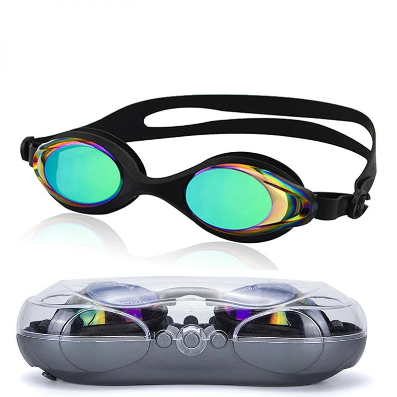 

Swimming Goggles for Men Women Anti-fog UV Protection Waterproof Silicone Adjustable Swim Pool Eyewear Adults Diving Glasses