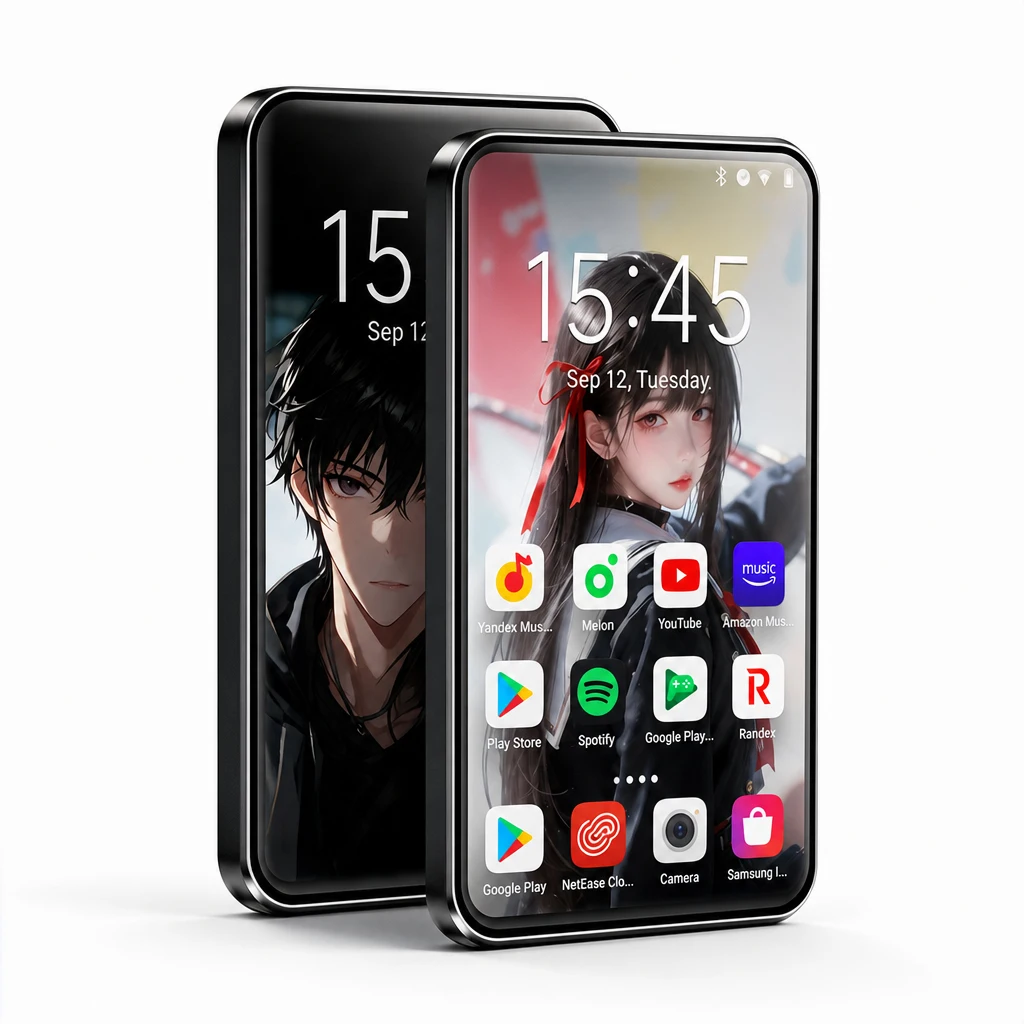 4GB RAM,Andriod MP4 Player,1080P Video,WiFi 5G And Bluetooth,130MP Camera Stot,32G+256GB Expandable Storage,Play Store Spotify